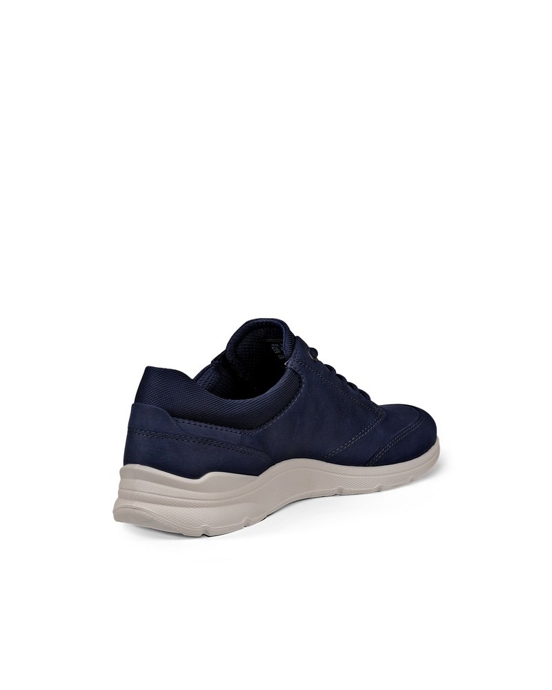ECCO Irving Herren Nubuklederschuh - Blau