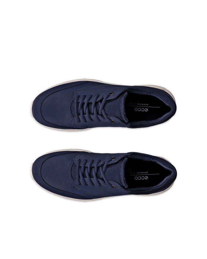 ECCO Irving Herren Nubuklederschuh - Blau