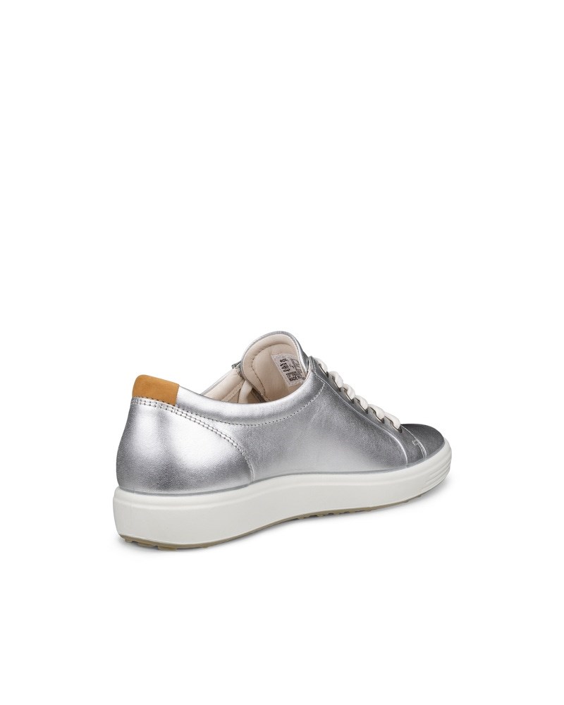 ECCO Soft 7 Damen Ledersneaker - Metallic
