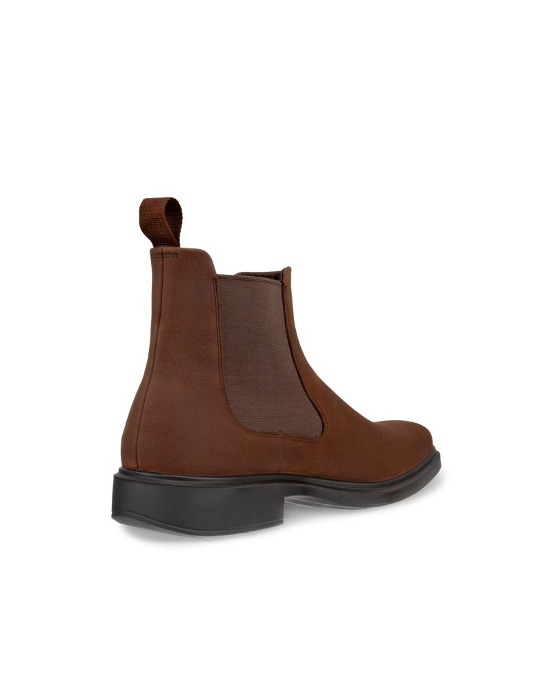 ECCO Helsinki 2 Herren Chelsea Boot aus Nubukleder - Braun