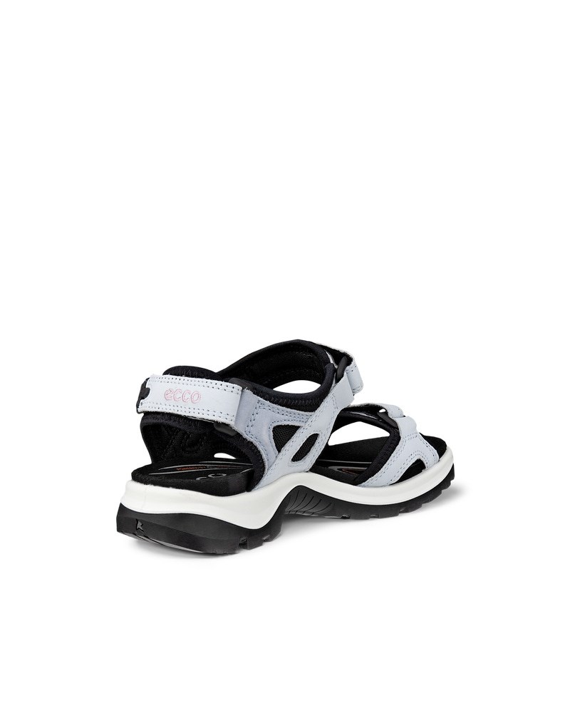 ECCO Offroad Yucatan Damen Trekkingsandale aus Nubukleder - Blau