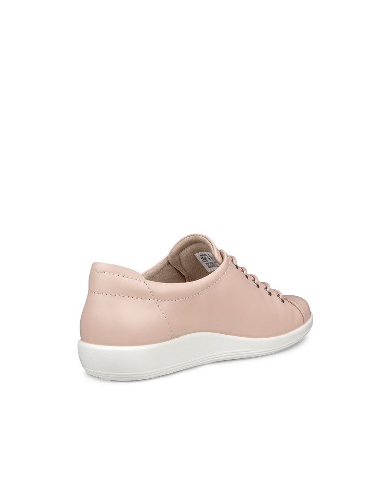 ECCO Soft 2.0 Damen Ledersneaker - Rosa