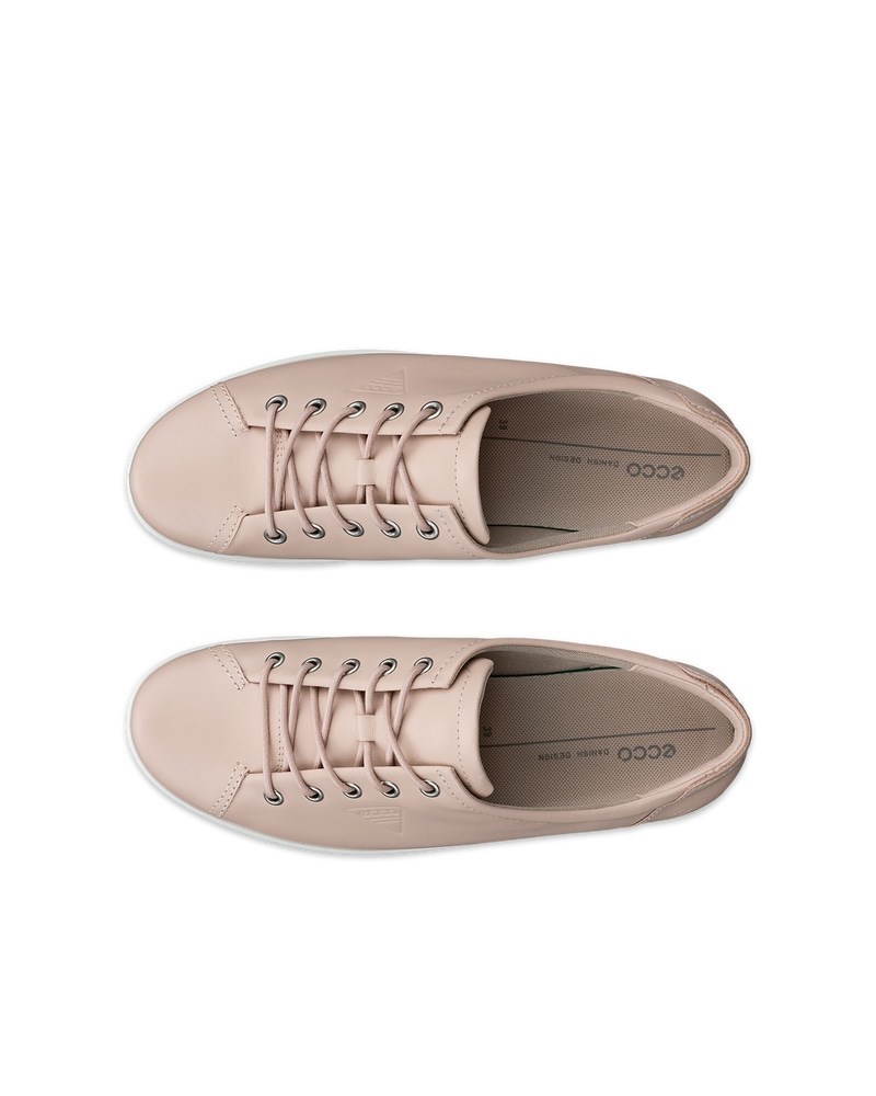 ECCO Soft 2.0 Damen Ledersneaker - Rosa