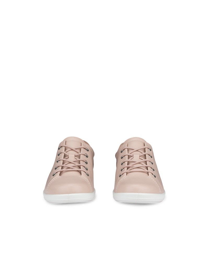 ECCO Soft 2.0 Damen Ledersneaker - Rosa