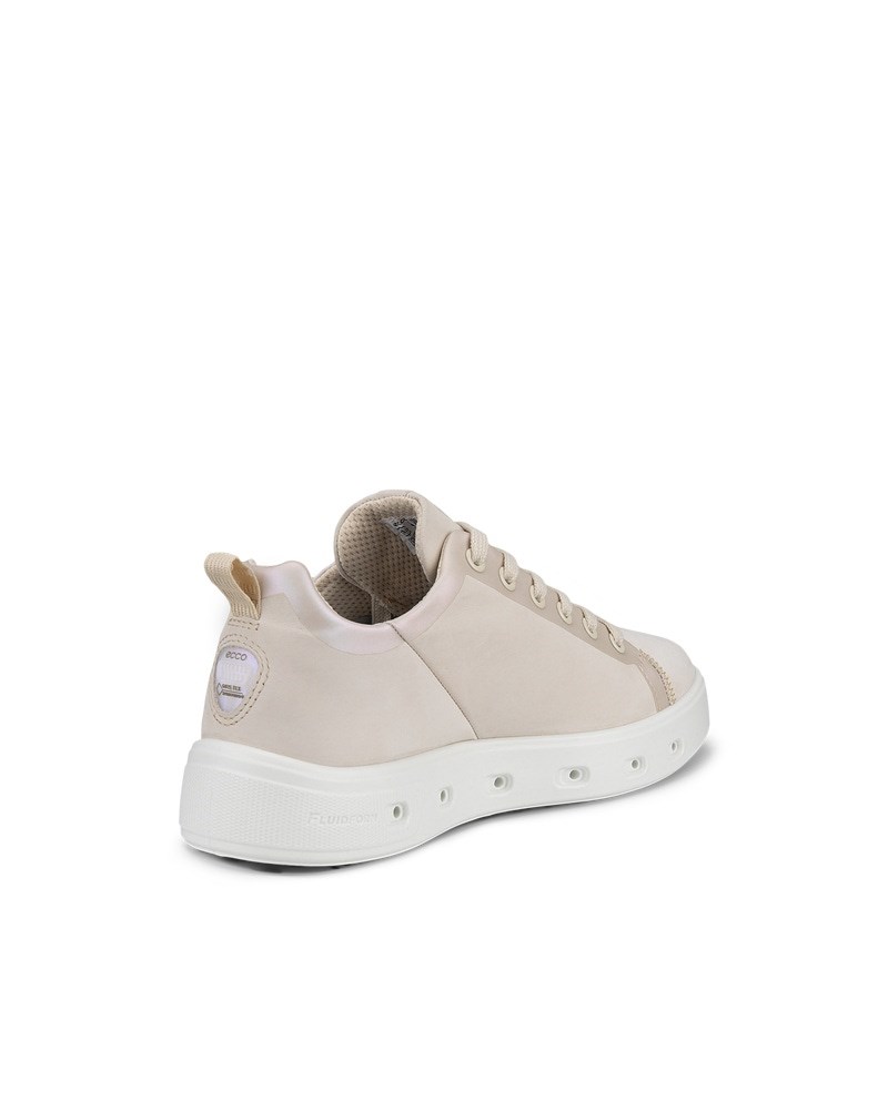 ECCO Street 720 Damen Sneaker aus Nubukleder mit Gore-Tex - Beige