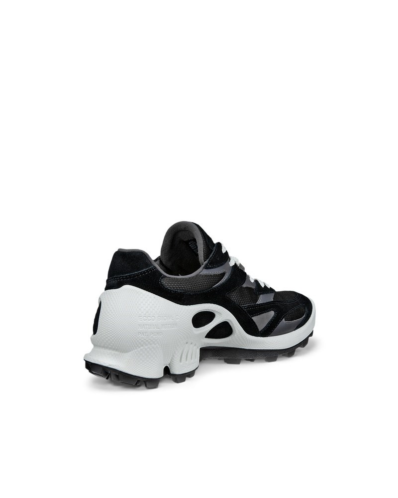 ECCO BIOM C-TRAIL Damen Sneaker aus Veloursleder - Schwarz