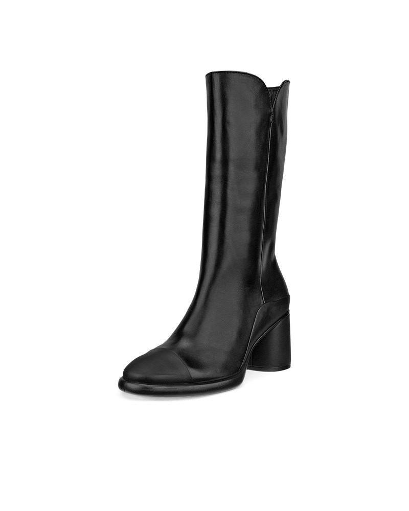 ECCO Sculpted LX 55 Damen Hoher Stiefel aus Leder - Schwarz