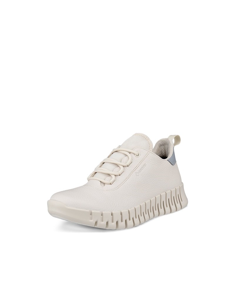 ECCO Gruuv Damen Ledersneaker mit Gore-Tex - Beige