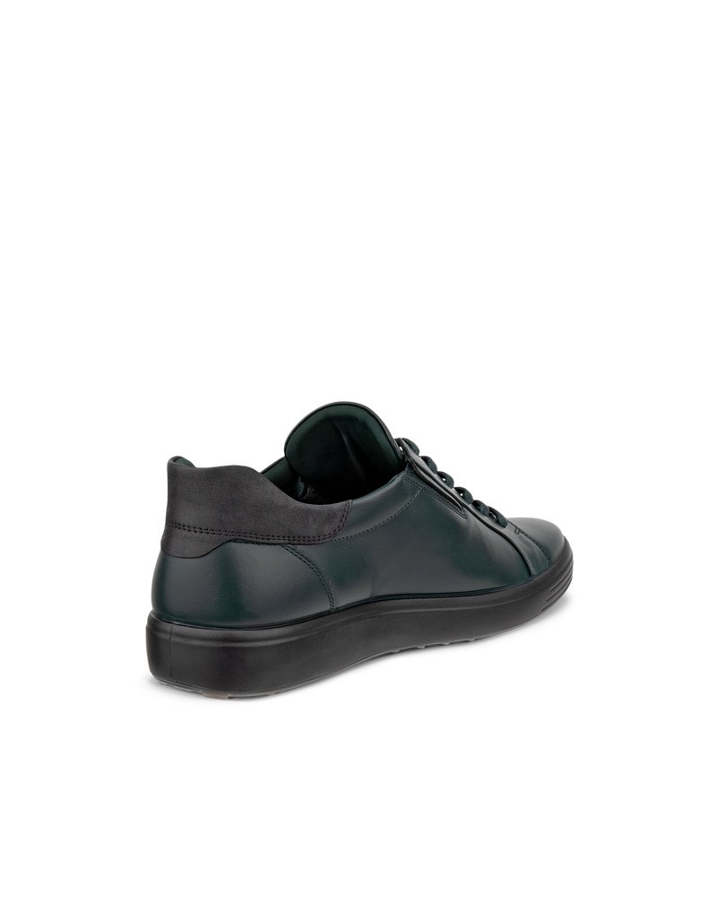 ECCO SOFT 7 Herren Ledersneaker - Grün
