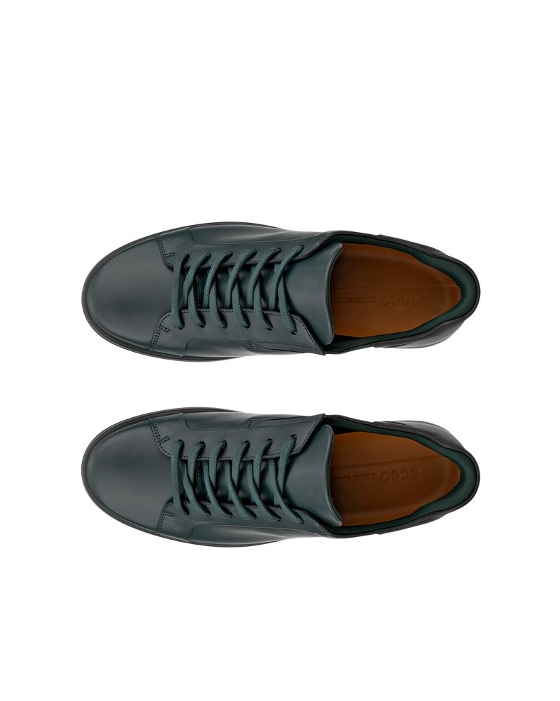 ECCO SOFT 7 Herren Ledersneaker - Grün