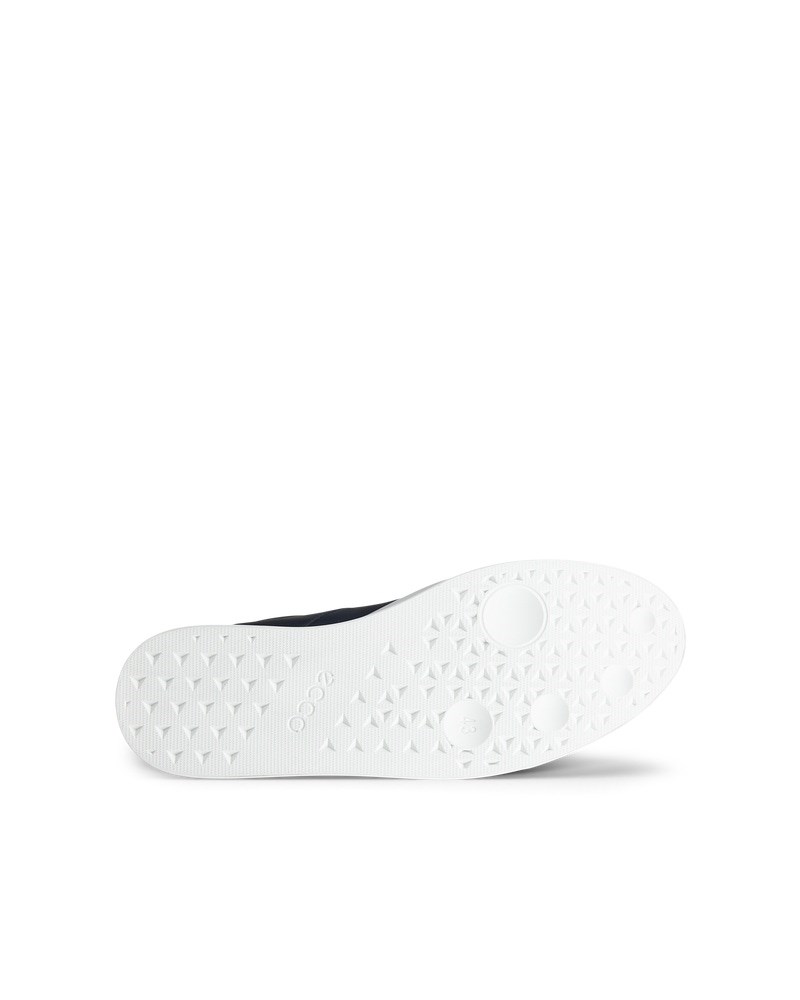 ECCO Street Lite Herren Ledersneaker - Blau