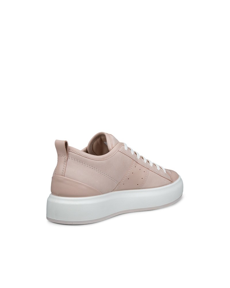 ECCO Street Ace Damen Ledersneaker - Rosa