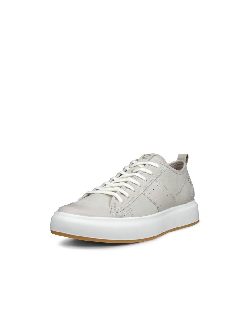 ECCO Street Ace Herren Sneaker aus Nubukleder - Grau