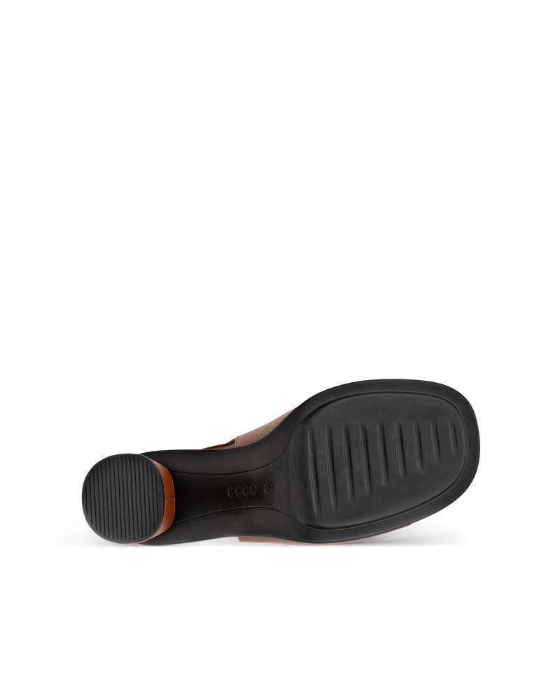 ECCO Sculpted Alba 65 Damen Ledersandale mit Absatz - Braun