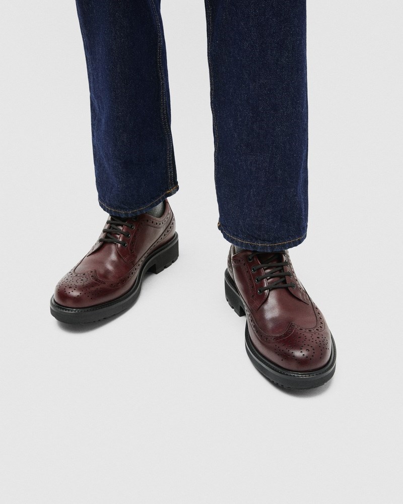 ECCO METROPOLE OSLO Herren Eleganter Lederschuh - Rot