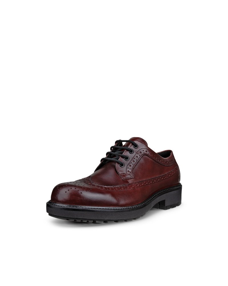 ECCO METROPOLE OSLO Herren Eleganter Lederschuh - Rot