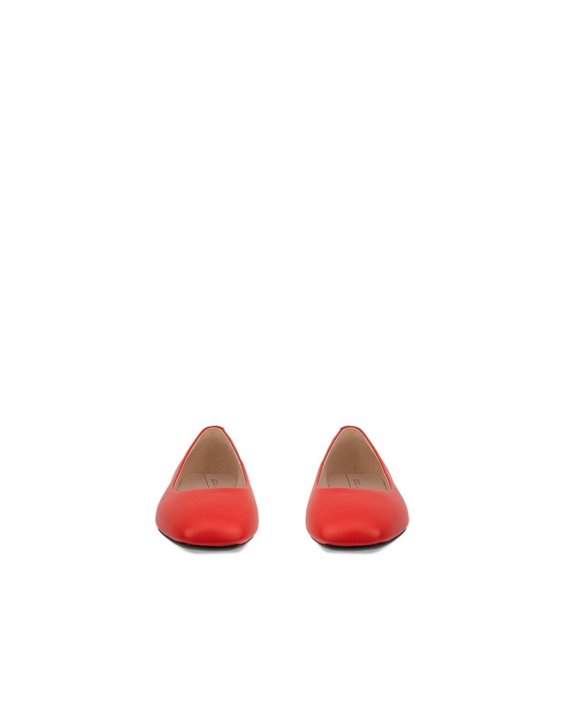 ECCO Margot Damen Lederballerina - Rot