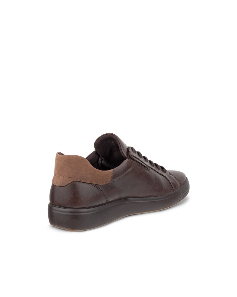 ECCO SOFT 7 Herren Ledersneaker - Braun