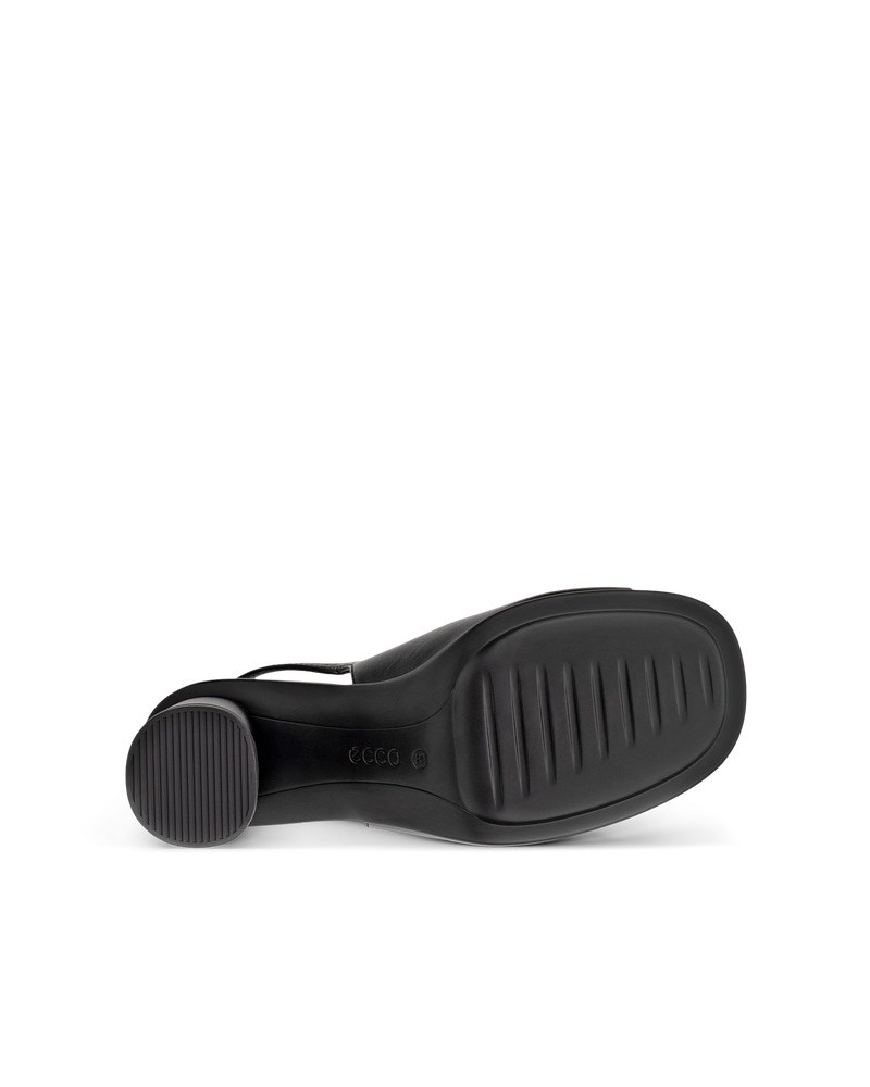 ECCO Sculpted Alba 65 Damen Ledersandale mit Absatz - Schwarz