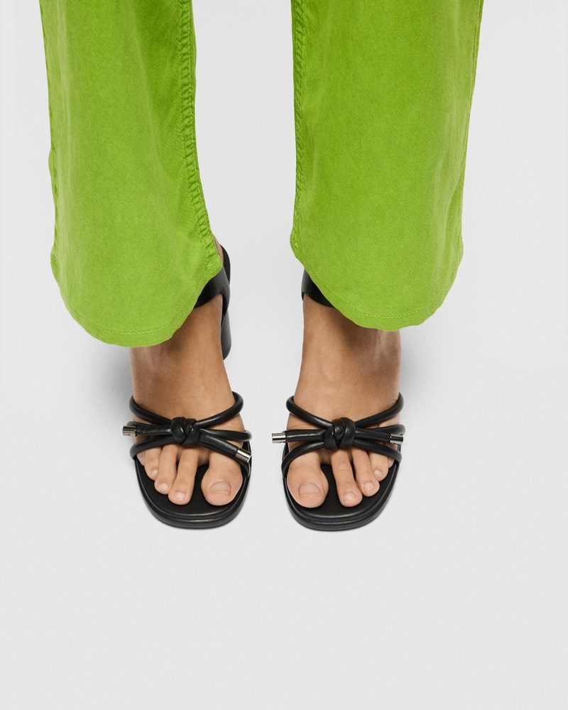 ECCO Sculpted Alba 65 Damen Ledersandale mit Absatz - Schwarz