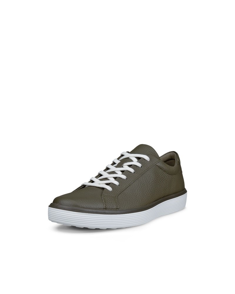 ECCO SOFT 60 Herren Ledersneaker - Grün