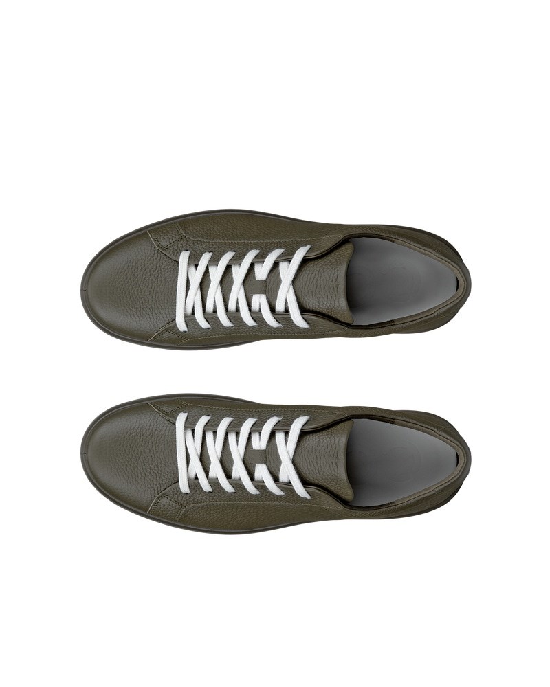 ECCO SOFT 60 Herren Ledersneaker - Grün