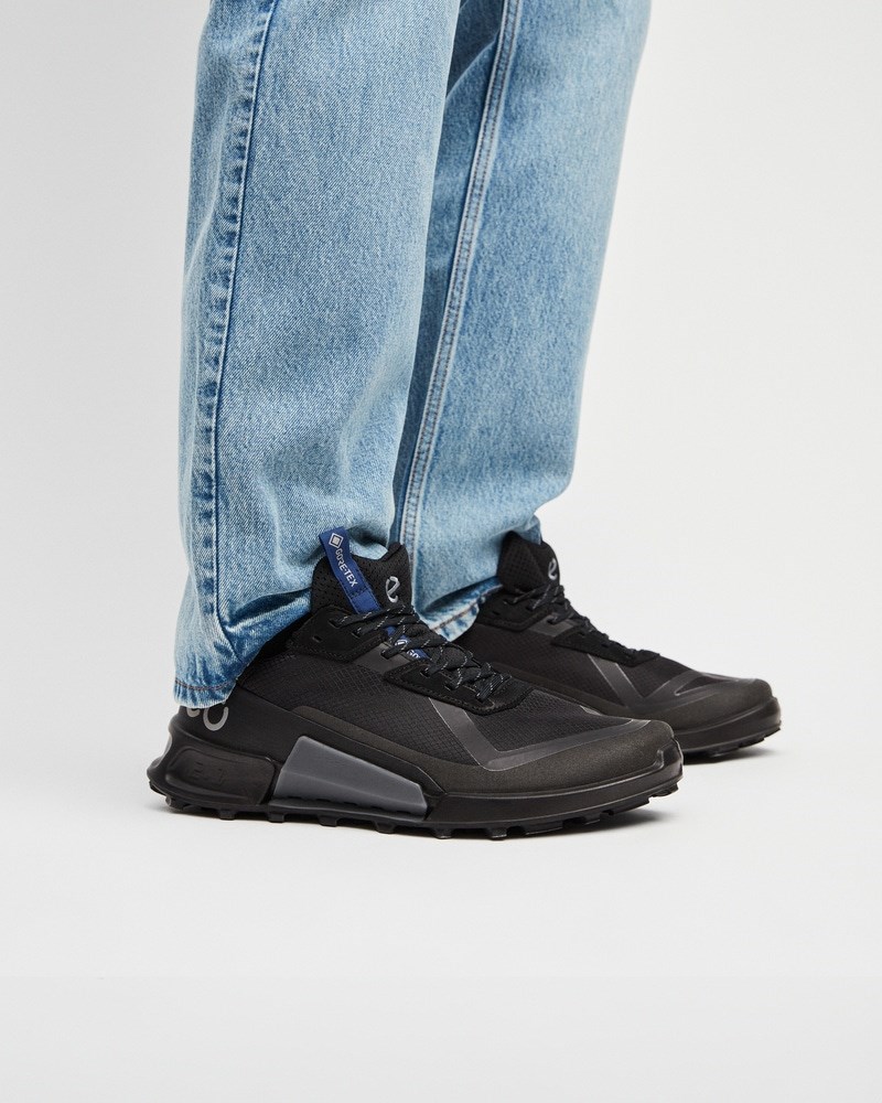 ECCO Biom 2.1 X Country Herren Textil Trailrunning-Schuhe mit Gore-Tex - Schwarz
