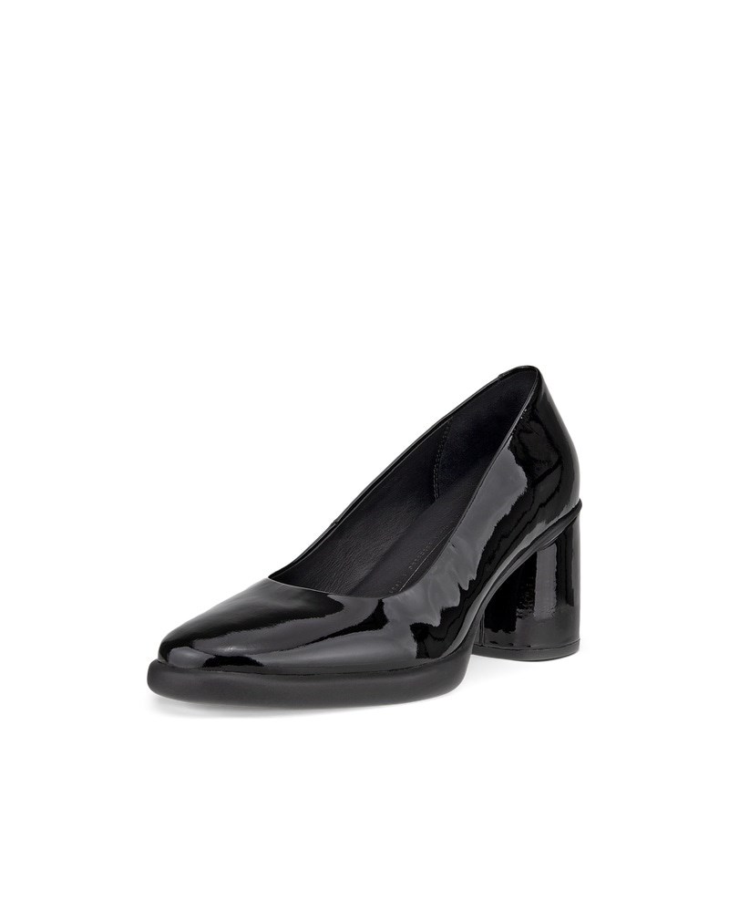 ECCO Sculpted Lx 55 Damen Lederpumps mit Blockabsatz - Schwarz
