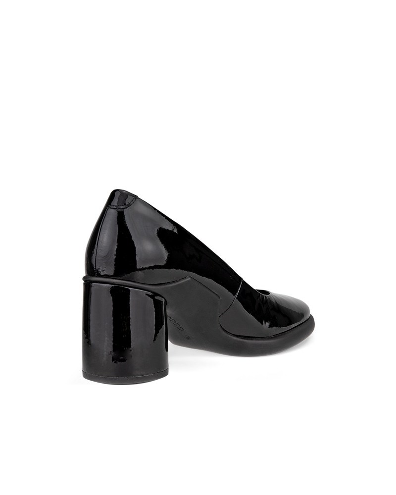 ECCO Sculpted Lx 55 Damen Lederpumps mit Blockabsatz - Schwarz