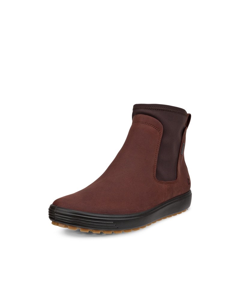 ECCO Soft 7 Tred Damen Chelsea Boot mit Gore-Tex - Braun