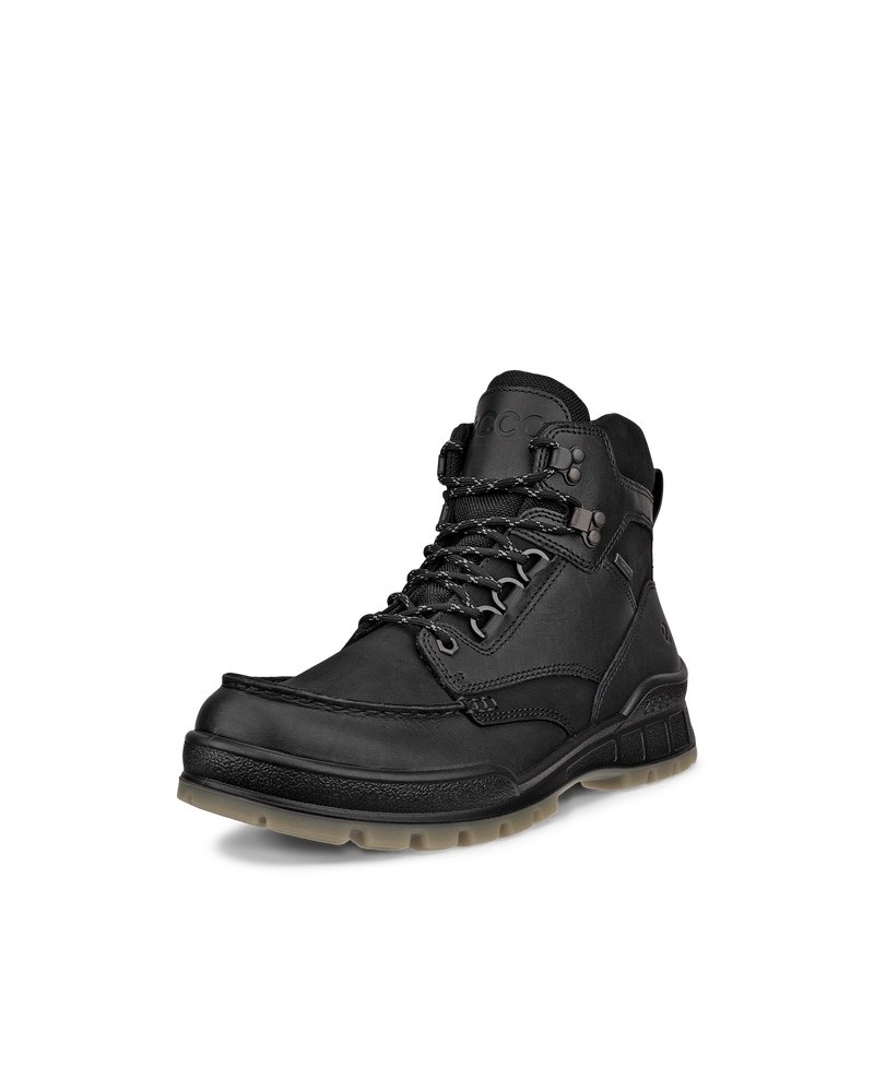 ECCO TRACK 25 Herren Wanderschuh aus Leder mit Gore-Tex - Schwarz