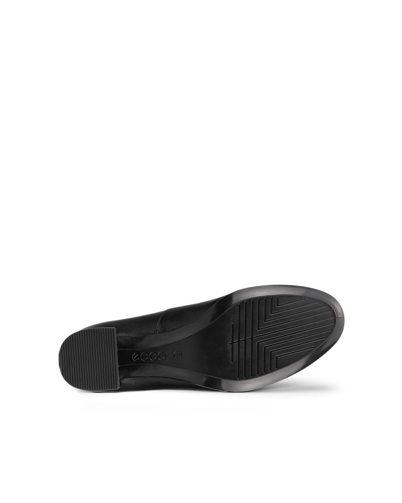 ECCO Dress Classic 35 Damen Lederpumps mit Blockabsatz - Schwarz
