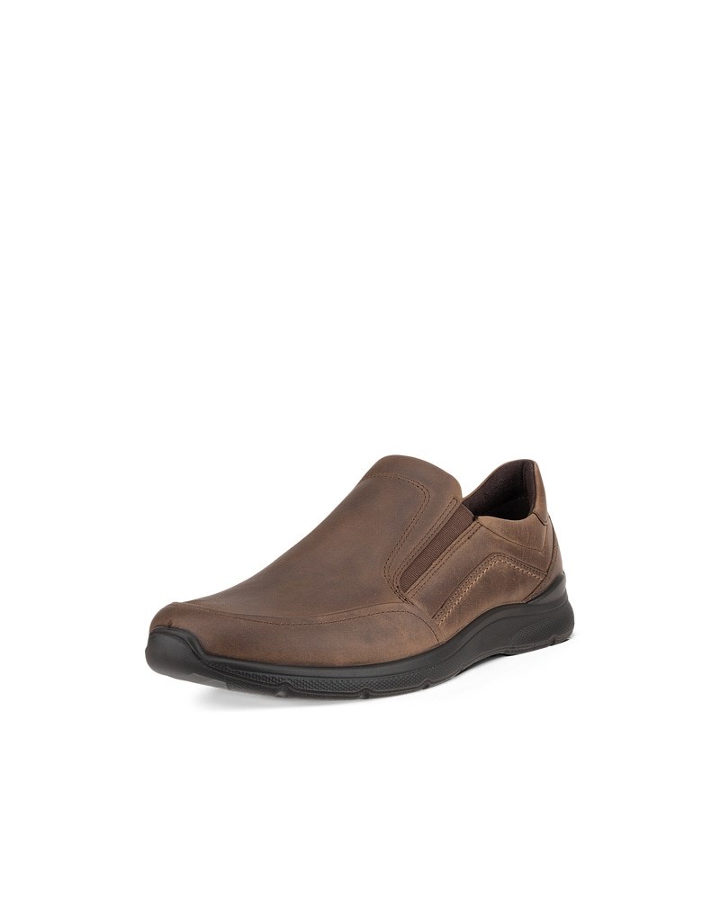 ECCO Irving Herren Nubuk-Slipper - Braun