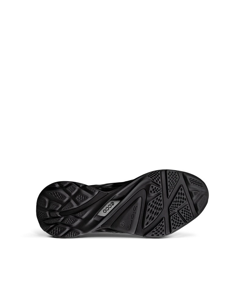 ECCO Biom Infinite Herren Sneaker aus Leder & Textil - Schwarz