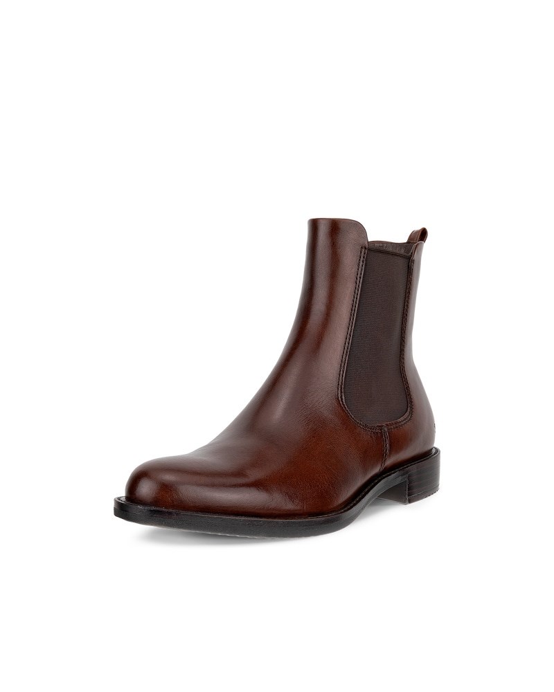 ECCO Sartorelle 25 Damen Chelsea Boot aus Leder - Braun