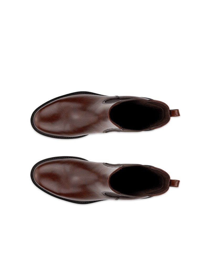 ECCO Sartorelle 25 Damen Chelsea Boot aus Leder - Braun