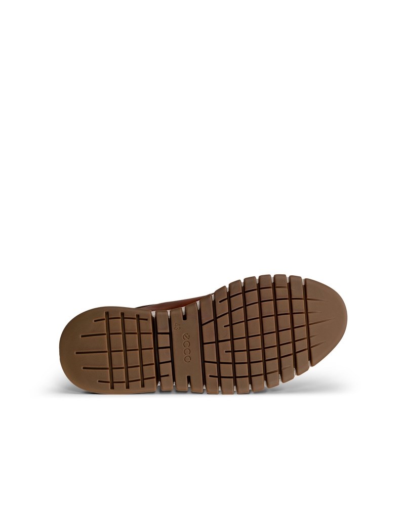 ECCO GRUUV STUDIO Herren Lederslipper mit Gore-Tex - Braun