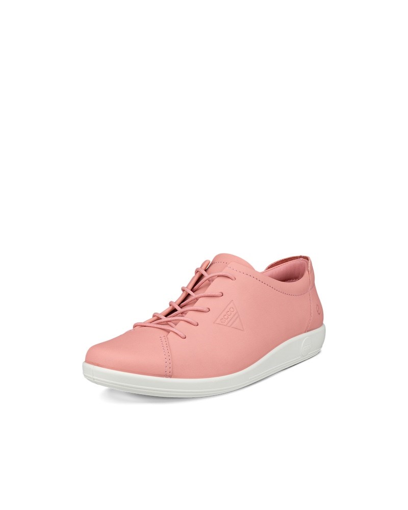 ECCO Soft 2.0 Damen Ledersneaker - Rosa