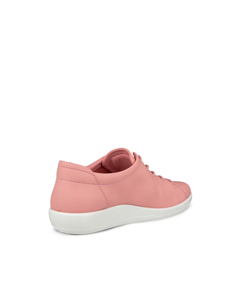 ECCO Soft 2.0 Damen Ledersneaker - Rosa