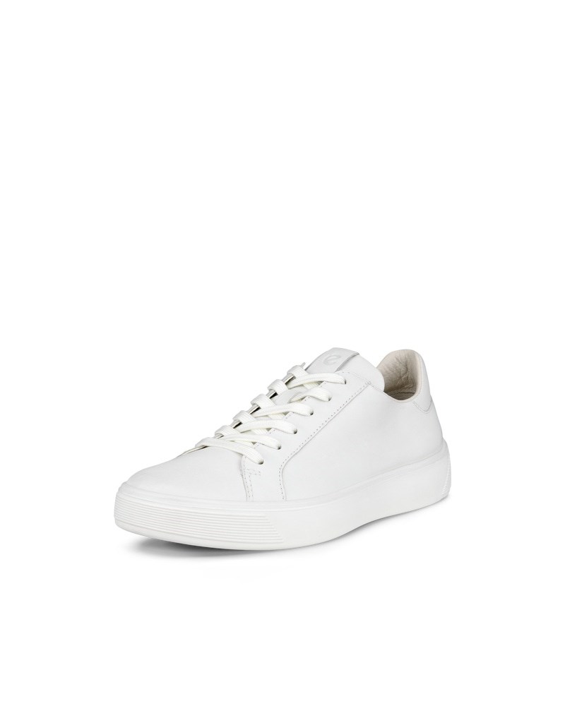 ECCO Street Tray Damen Ledersneaker - Weiß