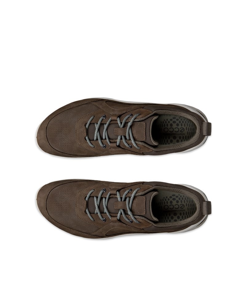 ECCO BIOM ENERGI Herren Sneaker aus Nubukleder - Braun
