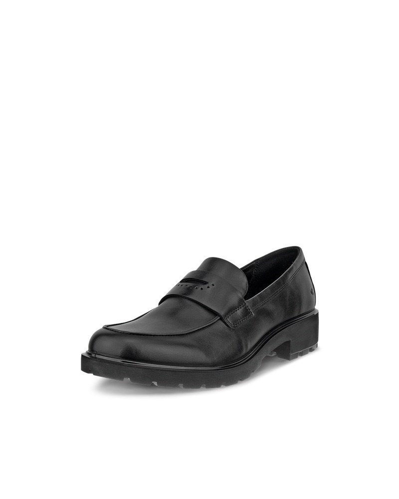 ECCO METROPOLE VIENNA Damen Lederloafer - Schwarz