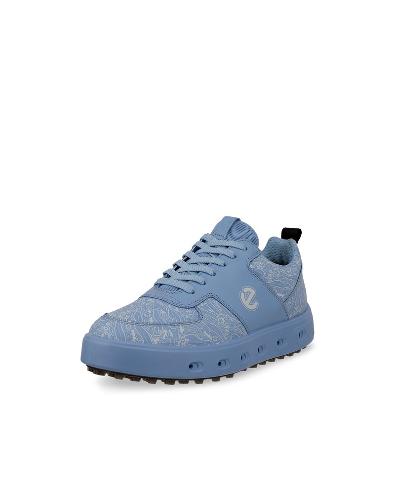 ECCO Golf Street 720 Damen Golfschuh aus Leder mit Gore-Tex - Blau