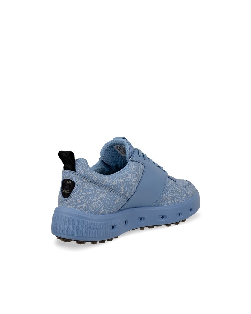 ECCO Golf Street 720 Damen Golfschuh aus Leder mit Gore-Tex - Blau