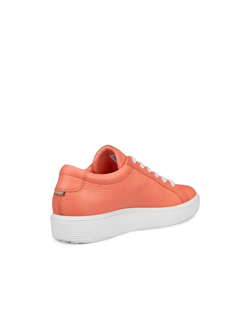 ECCO Soft 60 Damen Ledersneaker - Orange