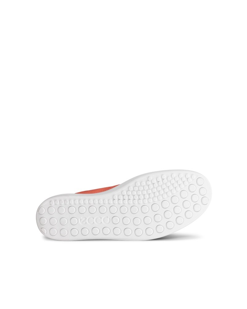 ECCO Soft 60 Damen Ledersneaker - Orange