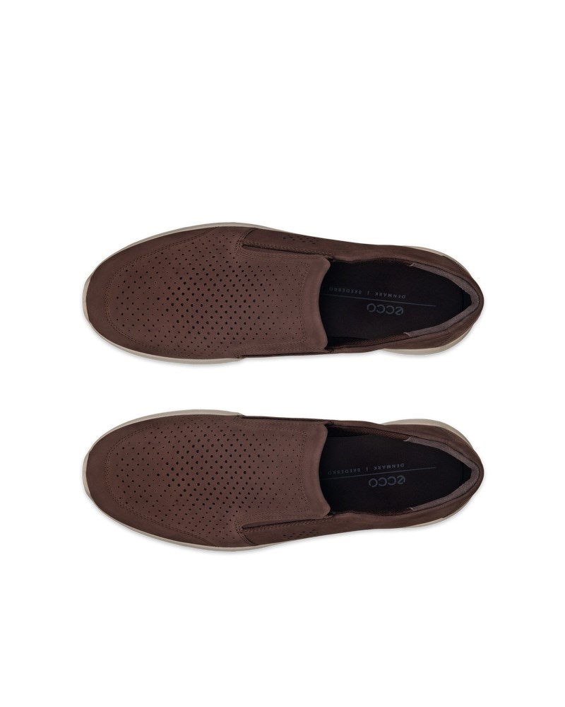 ECCO Irving Herren Lederslipper - Braun