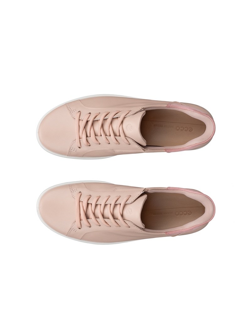 ECCO Soft 7 Damen Ledersneaker - Rosa