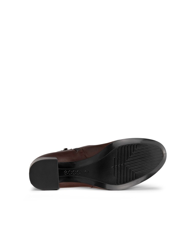 ECCO Dress Classic 35 Damen Halbhoher Stiefel aus Leder - Braun