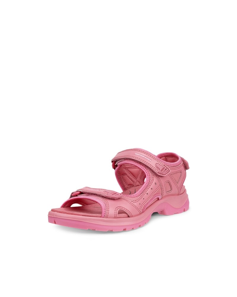 ECCO Offroad Damen Trekkingsandale aus Leder - Rosa